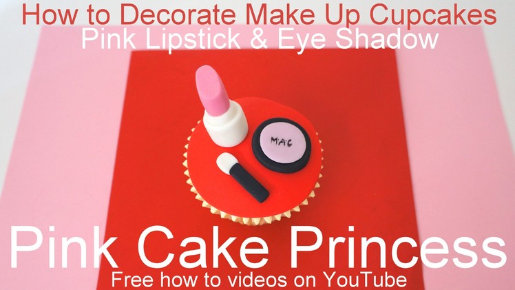 How to Make Edible Cosmetics Cupcakes (1)