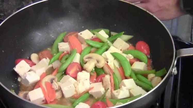 How to make stir fry tofu with vegetables