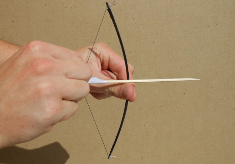 How to make the best mini bow and arrow (bow segment)