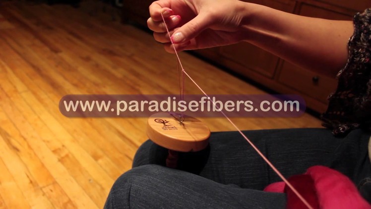 How To navajo ply on a drop spindle with Rachel from Paradise Fibers