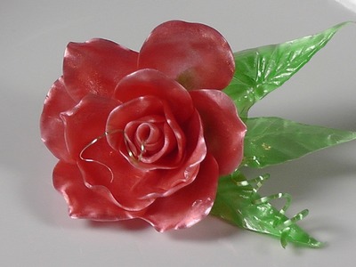 How to Pull Flowers With Pull Sugar - Pull Sugar Rose - How to Cook and Make Pulled Sugar Part 5