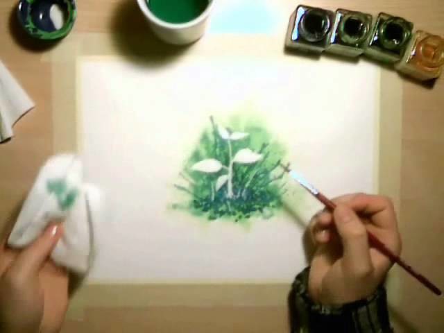 How to use MASKING FLUID in watercolor paintings