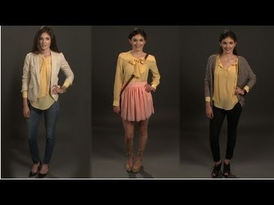 How to Wear One Blouse, Three Ways