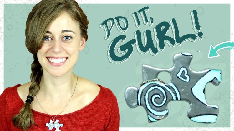Jigsaw Puzzle BFF Necklace - Do It, Gurl