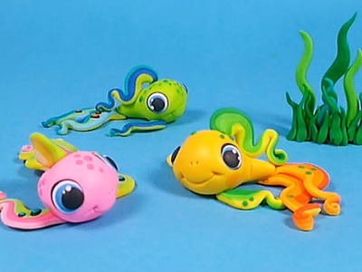 LET'S CLAY! Rainbow FISH - tęczowa RYBKA - polymer clay tutorial