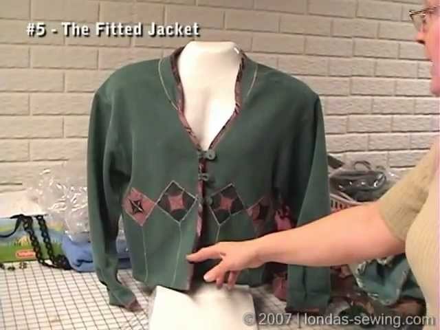 Londa Teaches how to Transform a Sweatshirt to a Fitted Jacket