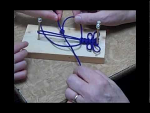 Making a knot dragonfly