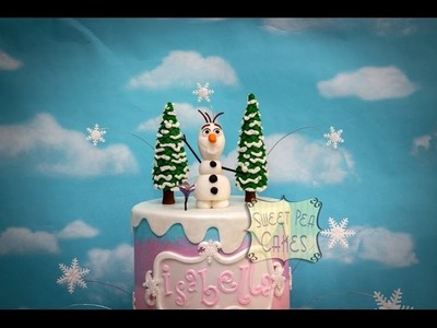 Making Fondant Trees and Olaf Part 1 of 2