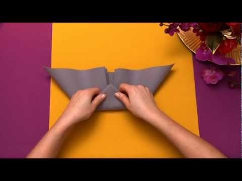 Napkin folding from Duni - Elegant
