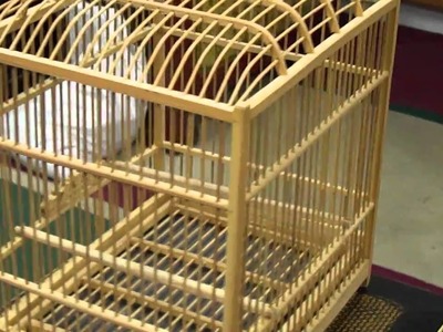 Oriental Chinese Bamboo Hand-made Birdcage s2150m