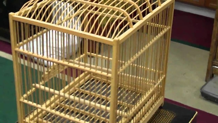 Oriental Chinese Bamboo Hand-made Birdcage s2150m