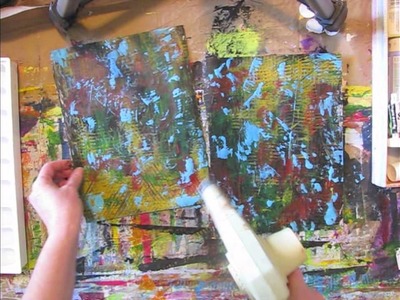 Painted Paper Process
