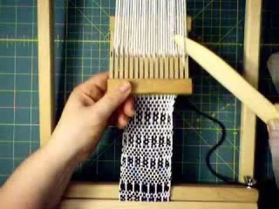 Pattern Weaving with Pick Up Stick Rigid Heddle Loom