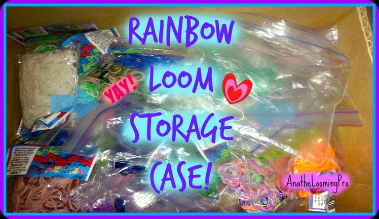 Rainbow Loom Rubber Band Storage Case
