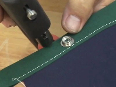 Setting Snap Fasteners With The Snapmaster Tool