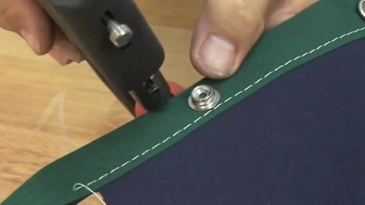 Setting Snap Fasteners With The Snapmaster Tool