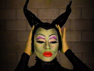 SHOCKING!! MALEFICENT TRANSFORMATION (DRAG.THEATER MAKEUP)