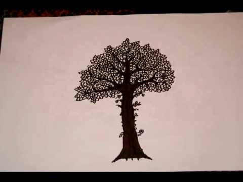 Stop motion- growing tree