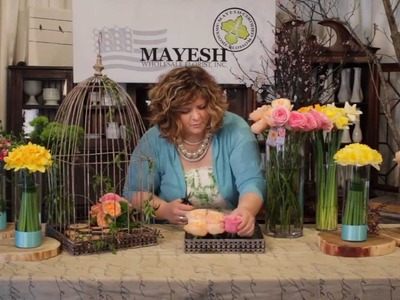 The Art of Flowers March 2012: Wedding Bird Cage Floral Design