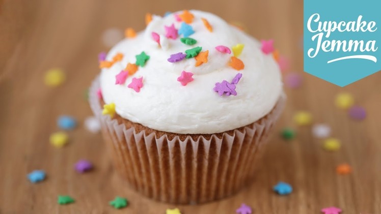 The Perfect Vanilla Cupcake Recipe | Cupcake Jemma