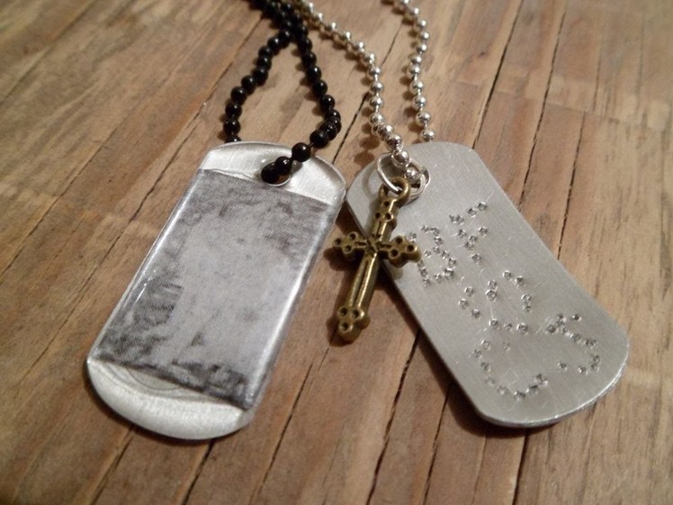 Two Ways to Personalize a Dog Tag Pendant -- Jewelry Making Tutorial