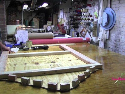 Upholstery How to Build A  Headboard  Part 1