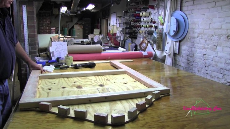 Upholstery How to Build A  Headboard  Part 1