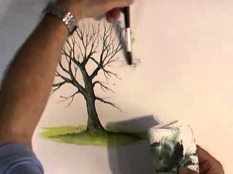 Watercolour Trees - How To Paint A Tree In Watercolour