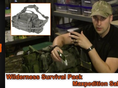Wilderness Survival Kit, Maxpedition Sabercat, Equip 2 Endure