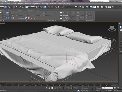 3ds Max Tutorial|Realistic Interiors with Marvelous Designer|Bedsheet,Pillow & Blanket|Part 1