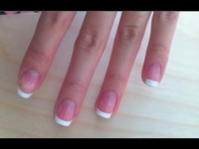 At Home French Manicure (How I do my nails)