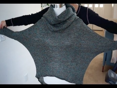 Cowl Neck Sweater Tutorial
