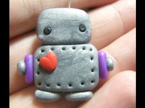 Cute Polymer Clay Robot Tutorial!