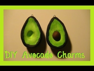 DIY Avocado Charms (Polymer Clay)