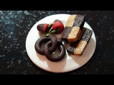 DIY: Chocolate Pretzels and Checkerboard Cookies With Polymer Clay