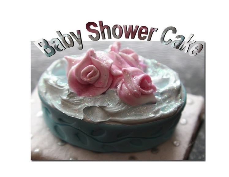 DIY: How To Make a Baby Shower Cake With Polymer Clay