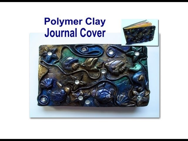 DIY: How To Make a Polymer Clay Journal Cover