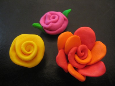 (DIY) How to make flowers - polymer clay