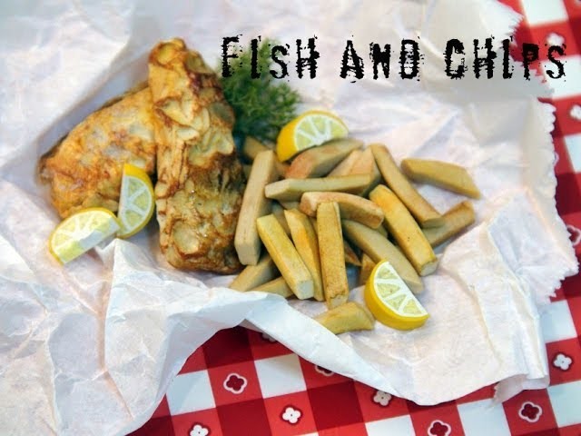 DIY: How To Make Miniature Fish and Chips With Polymer Clay