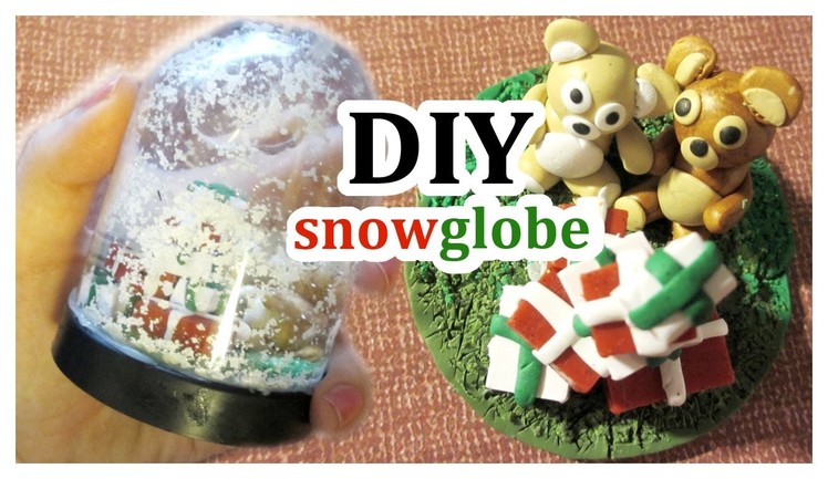 DIY Polymer Clay Snowglobe