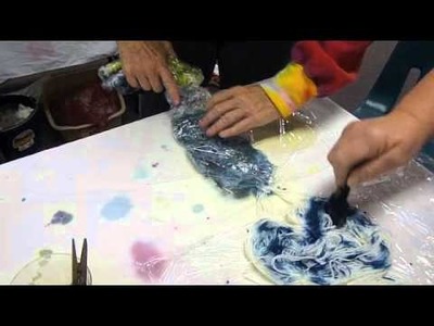 Dyeing Self Striping Sock Yarn