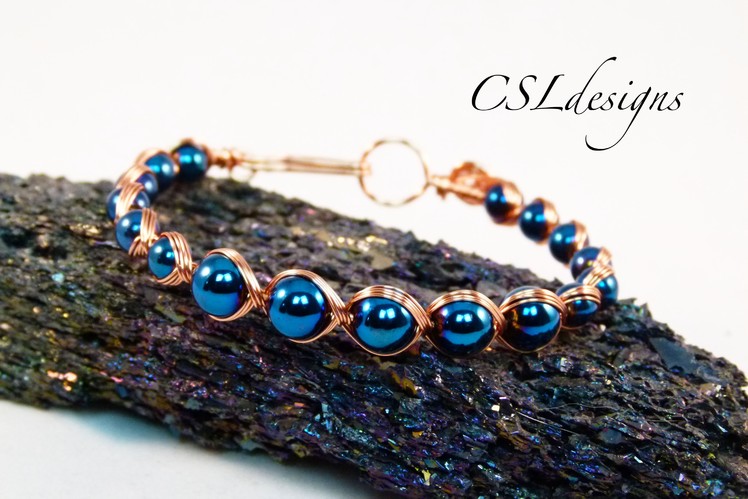 Egyptian style wirework bracelet