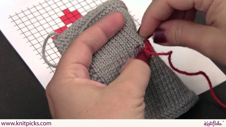 Embroidery: How to do the Duplicate Stitch