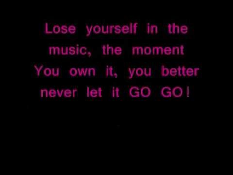 Eminem - Lose Yourself with lyrics