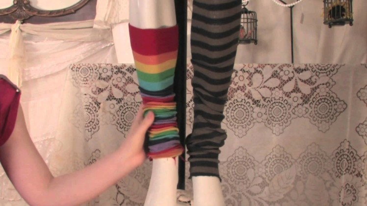 How Do I Make Leg Warmers Out of Socks? : Fashion Below the Knees
