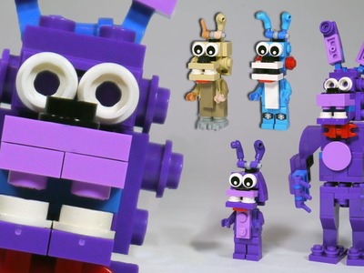 How to Build: LEGO Bonnie (Toy, Withered & Springtrap) | LEGO FNAF