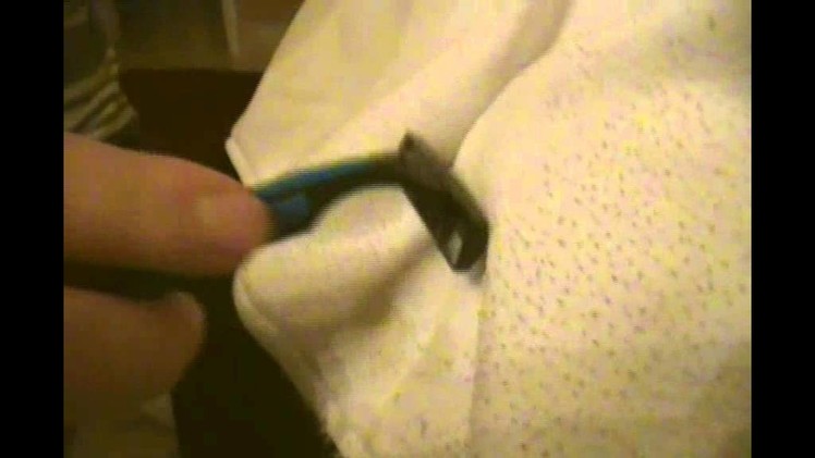 How to clean the pilling off of a sweater!