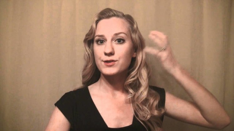 How to Finger Wave Long Thick Hair