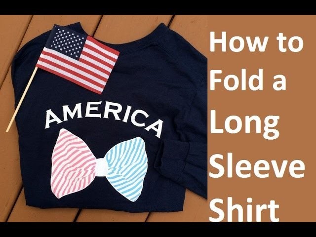 How to Fold a Sweater or Long Sleeve Shirt