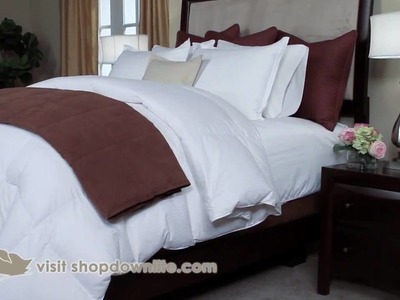 How To Get The Hotel Bed Look At Home - DOWNLITE